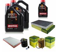 MANN-FILTER Controllo Set Motul 11L 5W-30 Per Mercedes-Benz Viano CDI 3.0