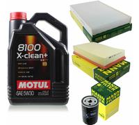 MANN-FILTER Controllo Set Motul 5L 5W-30 Per Audi 100 2.3 E 2.0 A6