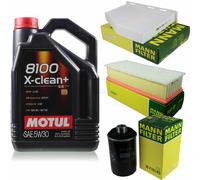 Mann-Filter Controllo Set Motul 5L 5W-30 per Audi A3 1.8 TFSI 2.0