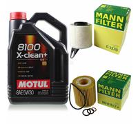 MANN-FILTER Controllo Set Motul 5L 5W-30 Per BMW 1Er 116I 3Er 316I
