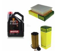 MANN-FILTER Controllo Set Motul 5L 5W-30 Per BMW 2 Active Tourer 218I 218D