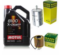 MANN-FILTER Controllo Set Motul 5L 5W-30 Per BMW 3er Cabriolet 318i 316i