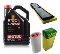 Mann-Filter Controllo Set Motul 5L 5W-30 per BMW 3er Touring 320d