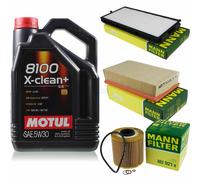 MANN-FILTER Controllo Set Motul 5L 5W-30 Per BMW 5 Serie 518I