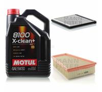 MANN-FILTER Controllo set Motul 5L 5W-30 per Citroën Scatola Xsara/Familiare