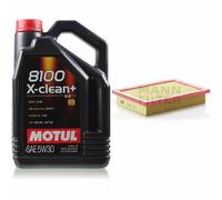 Mann-Filter Controllo Set Motul 5L 5W-30 per Fiat Cassone Fiorino 65 1.7