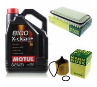 MANN-FILTER Controllo Set Motul 5L 5W-30 Per Toyota Yaris 1.3 1.33 VVT-i