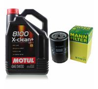 MANN-FILTER Controllo Set Motul 5L 5W-30 Per VW Corrado 1.8 G60 Golf II