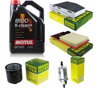 Mann-Filter Controllo Set Motul 5L 5W-30 per VW Golf V 1.4 16V Seat Leon