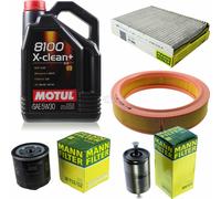 MANN-FILTER Controllo Set Motul 5L 5W-30 Per VW Polo 60 1.4 50 1.0 75 1.6