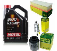 MANN-FILTER Controllo Set Motul 5L 5W-30 Per VW Touran 1.4 TSI Golf VI