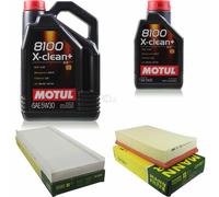 MANN-FILTER Controllo Set Motul 6L 5W-30 Per Audi Cabriolet 2.6 2.0 E 1.8 80
