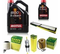 MANN-FILTER Controllo Set Motul 6L 5W-30 Per BMW 3er 316i