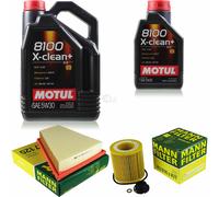 MANN-FILTER Controllo Set Motul 6L 5W-30 Per BMW X1 XDRIVE20I SDRIVE20I