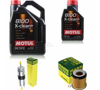 MANN-FILTER Controllo Set Motul 6L 5W-30 Per BMW X3 XDRIVE20I XDRIVE35I