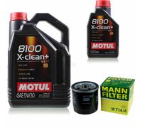 Mann-Filter Controllo Set Motul 6L 5W-30 per Fiat Cassone Fiorino 65 1.7