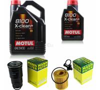 MANN-FILTER Controllo Set Motul 6L 5W-30 Per Toyota RAV 4 III 2.2 D 4WD