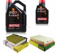 MANN-FILTER Controllo Set Motul 6L 5W-30 Per VW Golf V 3.2 R32 4Motion