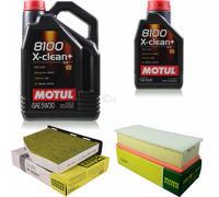 MANN-FILTER Controllo Set Motul 6L 5W-30 Per VW Touran 2.0 TDI 16V 1.9 1.4