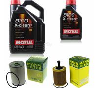 MANN-FILTER Controllo Set Motul 6L 5W-30 Per VW Touran 2.0 TDI 16V 1.9 Caddy