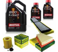 MANN-FILTER Controllo Set Motul 7L 5W-30 Per BMW X1 XDRIVE20I SDRIVE20I