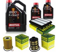 MANN-FILTER Controllo Set Motul 7L 5W-30 Per Chevrolet Epica 2.0 D