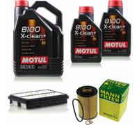 MANN-FILTER Controllo Set Motul 7L 5W-30 Per Hyundai Sonata V 2.0 CRDi