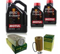 Mann-Filter Controllo Set Motul 7L 5W-30 per Mercedes - Benz C - Classe T -
