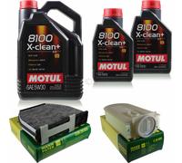 Mann-Filter Controllo Set Motul 7L 5W-30 per Mercedes-Benz C-Klasse