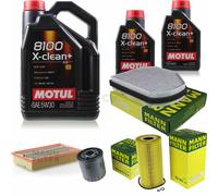 MANN-FILTER Controllo Set Motul 7L 5W-30 Per Mercedes-Benz E-Klasse