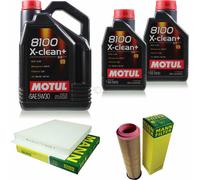 MANN-FILTER Controllo Set Motul 7L 5W-30 Per Mercedes-Benz E-Klasse