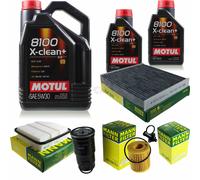 MANN-FILTER Controllo Set Motul 7L Per Toyota RAV 4 III 2.2 D 4WD