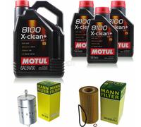 MANN-FILTER Controllo Set Motul 8L 5W-30 Per BMW 7 Serie 730i iL V8 5 Serie 530i