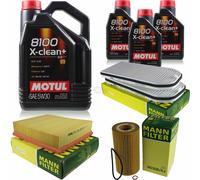 MANN-FILTER Controllo Set Motul 8L 5W-30 Per BMW 7 Serie 740I IL 735I 730I