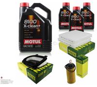 MANN-FILTER Controllo Set Motul 8L 5W-30 Per BMW X3 XDRIVE20D XDRIVE30D