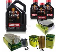 MANN-FILTER Controllo Set Motul 8L 5W-30 Per Mercedes-Benz C-Klasse T-Model