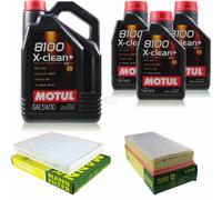 MANN-FILTER Controllo Set Motul 8L 5W-30 Per VW Touareg 3.0 V6 TDI 2.5 R5