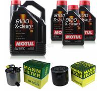 Mann-Filter Controllo Set Motul 8L per Nissan NP300 Navara