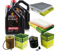 MANN-FILTER Controllo Set Motul 9L 5W-30 Per Mercedes-Benz E-Klasse T-Model