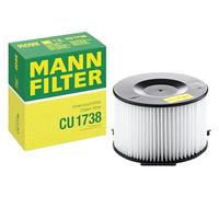 Filtro cabina MANN-FILTER CU 1738