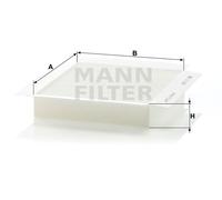 Filtro cabina MANN-FILTER CU 2338