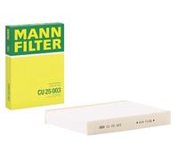 MANN-FILTER CU 25 003 Filtro aria cabina - per Autovetture + veicoli commeriali