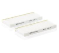 MANN-FILTER CU 25 010-2 Filtro aria cabina (set da 2) - per Autovetture + veicoli commeriali