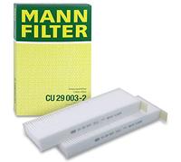 MANN-FILTER CU 29 003-2 Filtro aria cabina (set da 2) - per Autovetture + veicoli commeriali
