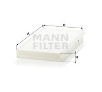 Filtro cabina MANN-FILTER CU 3139