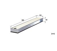 MANN-FILTER CUD 97 001 Filtro abitacolo