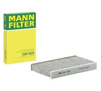 MANN-FILTER CUK 1629 Filtro aria cabina - Filtro Antipolline con Carbonio attivato - per Autovetture + veicoli commeriali
