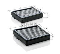 Filtro cabina MANN-FILTER CUK 20 000-2