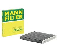 MANN-FILTER CUK 2043 Filtro aria cabina - Filtro Antipolline con Carbonio attivato - per Autovetture + veicoli commeriali