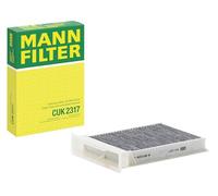 MANN-FILTER CUK 2317 Filtro aria cabina - Filtro Antipolline con Carbonio attivato - per Autovetture + veicoli commeriali